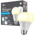 GE CYNC A19 Smart LED Light Bulbs, 