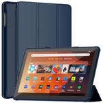 Sonlaryin Case for All-new 10 Tablet, Sonlaryin Smart Trifold Stand with Soft TPU Back Case for 10 Tablet 10.1", Auto Wake/Sleep, Incompatible with iPad - Navy Blue