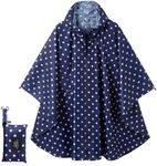 POWINSUN Fashion Hooded Rain Poncho