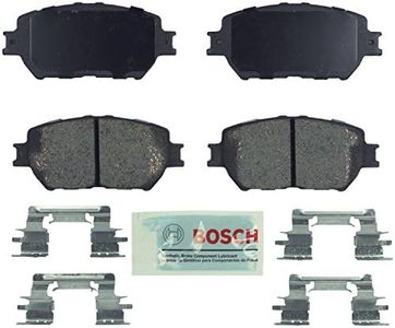 BOSCH BE908H Blue Ceramic Disc Brake Pad Set With Hardware - Compatible With Select Lexus GS300, IS250; Toyota Camry; FRONT