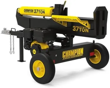 Champion Power Equipment 37-Ton Horizontal/Vertical Full Beam Gas Log Splitter with Auto Return