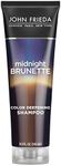 John Frieda Midnight Brunette Color Deepening Shampoo, 8.3 oz, with Evening Primrose Oil, Infused with Cocoa