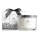 Mandarin and Sunflower Large Scented Candle Gift, Complete with a Shiny Lid, Gift Box Ribbon. Scented Candles Make for Women, Great Gifts for Her or Perfect Women’s Gifts.