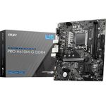 MSI PRO H610M-G DDR4 DDR4 Motherboard (mATX, 12th Gen Intel Core, LGA 1700 Socket, DDR4, PCIe 4, 2.5G LAN, M.2 Slots, USB 3.2)