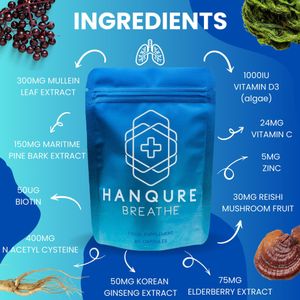 Hanqure Breathe Lung Cleanse Supplement – Respiratory Support Formula