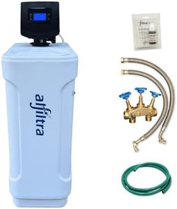 ALFILTRA Wasserenthärtungsanlage - Pura 48 - Kompakte Entkalkungsanlage für weiches Wasser, Salzsparend, einfache Installation, automatisch, für 2 bis 5 Personen, mit Anschlussset
