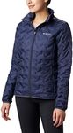 Columbia Women's Delta Ridge Down Jacket, X-Large, Nocturnal