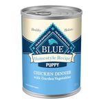 Blue Buffalo Homestyle Recipe Natural Puppy Wet Dog Food, Chicken 354g Can (Pack of 12)