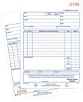 Adams Repair Order Book, Carbonless, 2-Part, White/White, 5-9/16 x 8-7/16 Inches, 50 Sets (D5084)