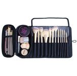 Cosmetic Bag With Brush Holders