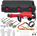 GarveeTech 6-piece set 65A 2200W 3 110 Hammer Drill 2200w Electric Demolition Jackhammer Set - Jack Hammer Powerful Performance, 2 Chisels, Gloves, Tool Box, Wrench. Ideal For Superior Demolition Jobs