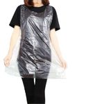 UniPleased Disposable Aprons (50 Count), 24" X 37" Clear Poly Disposable Aprons, Aprons for Commercial or Household.50 Count…