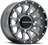 Raceline Wheels A95SG TROPHY UTV/ATV Wheel Stealth Grey 15x6" 4x156", 40 mm offset/(5.07"B/S)