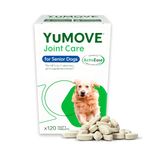 YuMOVE Senior Dog Joint Supplement, High Strength for Joint Care, Essential Dog Hip and Joint Support for Senior Dogs Aged 8+, 120 Tablets - Eco Friendly and Letter Box Ready Packaging