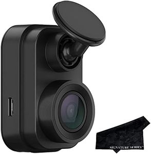 Garmin Dash Cam Mini 2, 1080p, 140-degree FOV, Incident Detection Recording and Signature Series Cloth