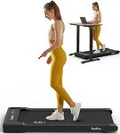 Redliro Walking Pad Treadmill Under Desk, Portable Mini Treadmill with Remote Control, 265lbs Max Weight, Installation-Free Jogging Machine for Home/Office