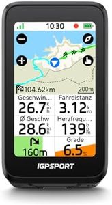 iGPSPORT BiNavi Air Fahrradcomputer Kabellos, GPS 3,0″ Touchscreen Karten Sprachnavigation Kletterfunktionen