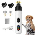 PARNITY Dog Nail Grinder,Silent Groom Pro Nail Grinder, 2026 New Dog Nail Clippers, USB Rechargeable Pet Nail Grinder, Cat Nail Trimmer, Pet Paws Grooming Smoothing Tool, Dog Nail File