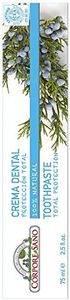 Corpore Sano - Crema Dental Protección Total, Pasta de Dientes Natural, Certificación Ecológica, con Enebro, Romero, Menta, Tomillo y Salvia, Previene Inflamación de Encías, Dentífrico Sin Flúor, 75ml