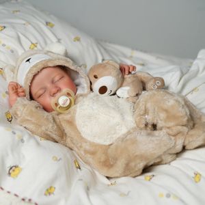 BABESIDE Reborn Baby Doll, 17 Inch Realistic Newborn Toy