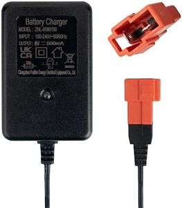 6V Charger for Kids Ride On Car, 6 Volt Battery Charger for Kid Trax Disney Frozen Mickey Minnie Mouse Racer Quad BMX X6 Audi R8 Wal-Mart Kid TRAX Moto ATV Quad