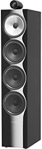 Bowers & Wilkins 702 S2 Floorstanding Speaker - High-Performance Tower Speaker, Aerofoil Woofers with Flowport Technology & Carbon Dome Tweeter, Standing Speaker for Home Stereo System, Gloss Black