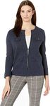 Anne Klein Women's Solid Cardigan with Pocket Flaps