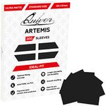 200 Artemis Standard Black Card Sleeve - Single Matte Deck Sleeves - Cards Protectors Compatible with Pokemon, Magic: The Gathering (MTG Card Sleeves), Yugioh (Double sleeving) (Black, 66 x 91mm)