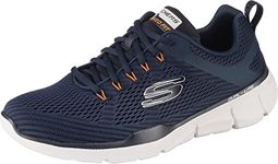 Skechers Men's Equalizer 3.0 NVY/Orng Sneakers-11 UK (12 US) (46 EU) (52927-Nvor), Multi