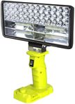 Cordless Work Light, 4000 Lumen Flashlight, Compatible with Batteries Ryobi 18V, 35W Super Bright LED, Perfect for Garage, Camping, Fishing & Emergencies, 10x5x6 inches, Durable & Portable