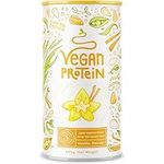 Vegan Protein Powder - Muscle Building Powder with Amino Acids - Plant Based Protein Shake - Vanilla Flavour - High Protein Low Calorie Vegan Pea Protein Powders - 40 Servings in 600g - Alpha Foods