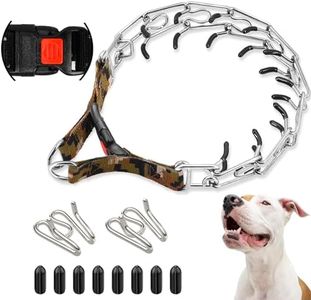 Supet Dog Training Collar, Adjustable Dog Training Collar with Buckle for Small Medium Large Dogs(Packed with One Extra Links)