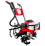 DVI 142CC Tiller with 4 Stroke High Power Petrol Engine | for Working in Every Type of Soil | Suitable for Farm & Agriculture Weeding in All Type of Crops. (with Cultivator Attachment)