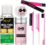 Lace Melting and Holding Spray Glue-Less Hair Adhesive for Wigs, Extra Hold Lace Melting Spray Adhesive Wig Spray for Closure Extensions
