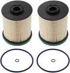 HZ-MONSTAR TP1015 Fuel Filter for 6.6L Duramax, Compatible with Chevrolet Cruze 2014-2019, Silverado/ GMC Sierra 2500HD 3500HD 2017-2021 L5P 6.6L V8 Replace# 23304096 22937279 23456595 49243(2 Pcs)