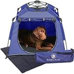 POP 'N GO Pet Playpen for Dogs and Cats - 39 x 33 Inch Dog Tent w/Carrying Bag - Outdoor Cat Enclosures Pets - Dog Travel Accessories for Camping - Navy