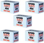 Ritz Camera Pack of 5 Ilford XP-2 Super 400 135-36 Black & White Film