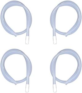 Momo Lifestyle Silicone Tubing Hose Automatic Water Dispenser 5 Gallon Bottle Replacement Tube BPA Free (4 Pack)