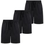 BIG ELEPHANT Kids Shorts, Boys Athletic Shorts with Pockets and Drawstring for Age 4-16 Years