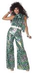 California Costumes Womens Disco Lady/Adult, Green, Medium