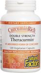 Natural Factors CurcuminRich Double Strength Theracurmin, 120 Capsules