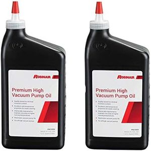 Robinair Premium High Viscosity Low Moisture Vacuum Pump Oil, Quart (2 Pack)