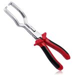 SPEEDWOX 9 Inches Fuel Line Plier Filter Calipers Petrol Hose Pipe Clamp Clip Quick Disconnect Release Removal Hand Tool for Car Auto Maintenance Red Handles