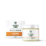 Vitality CBD Muscle Balm, Eucalyptus Essential Oil, 300mg of CBD, Natural, 50 ml, NO THC