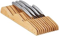 Relaxdays Knife Block Drawer, Lying