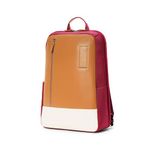 MOKOBARA The Backpack Lite | Slim & Compact Nylon Office 15 Laptop Backpack For Men & Women (Fire Alarm), Brown