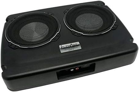 In Phase USW12 Dual underseat active subwoofer system 600 watts with bass and phase wired remote control
