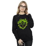 Disney Women's The Descendants Maleficent Long Live Sweatshirt Black XX-Large