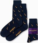 AUSCUFFLINKS Ice Hockey Socks for Him | Hockey Player Fan Gift for Him | Hockey League Lover | Work Socks for Him | Bday Gift for Guys (Ice Hockey)