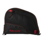 Allen Auto-Fit Handgun Case 9" Black/Red Red, 9"